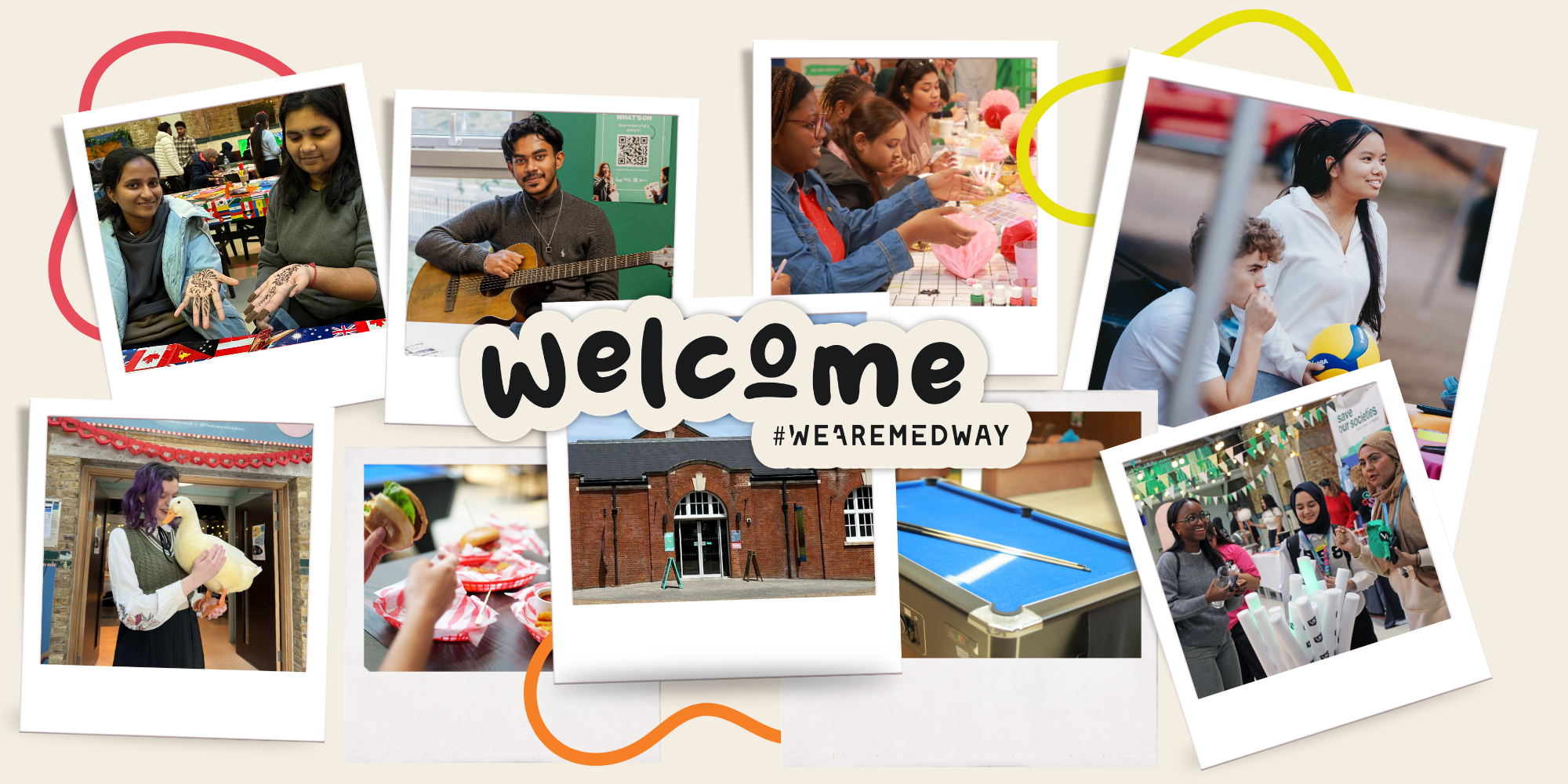 WELCOME Medway '26, students happy, in The Deep End